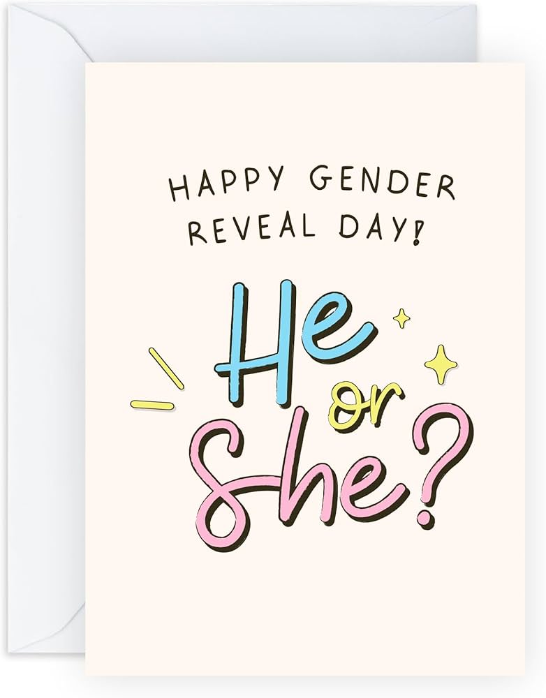gender reveal congratulations message