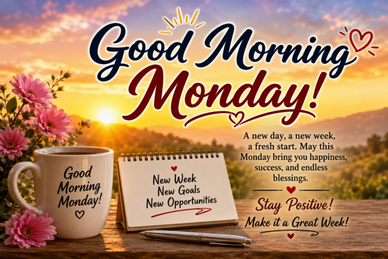 Good Morning Wishes for Monday