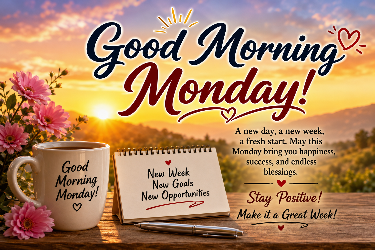Good Morning Wishes for Monday