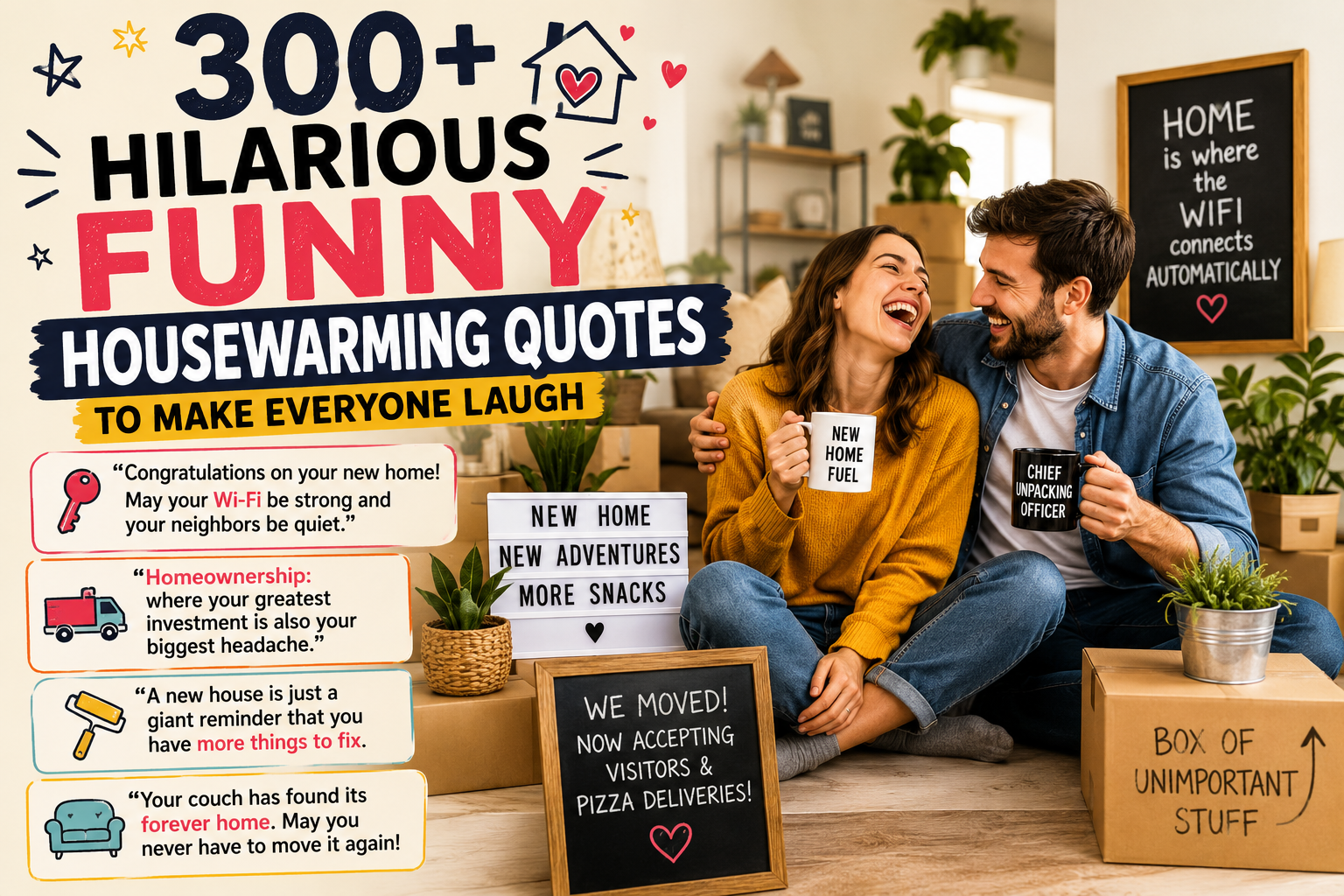Funny Housewarming Quotes