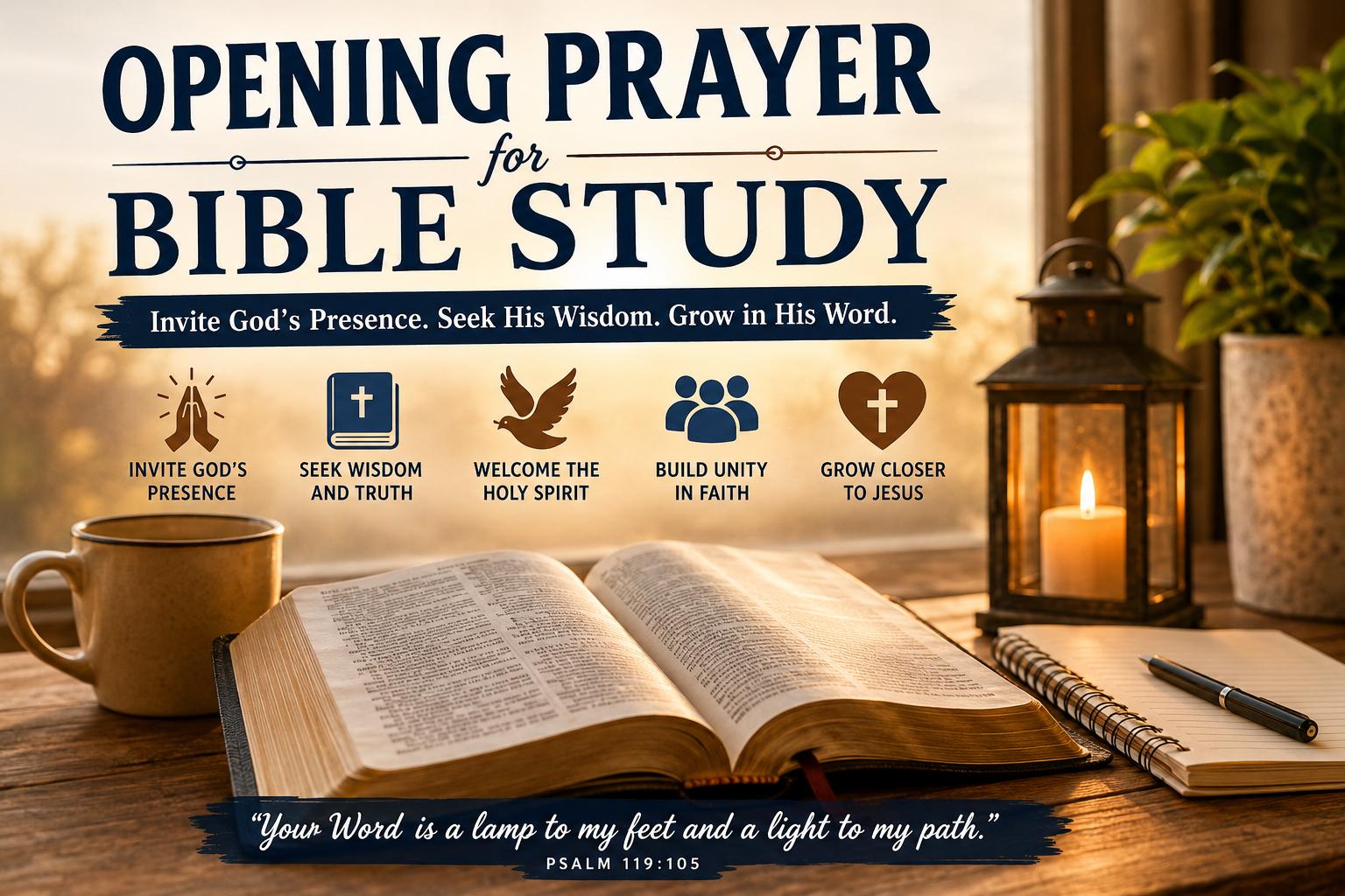 opening prayer for bible study