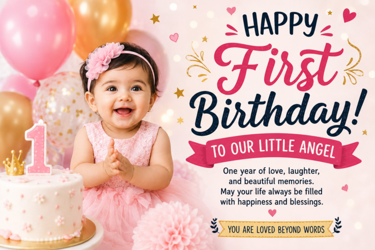 First Birthday Wishes