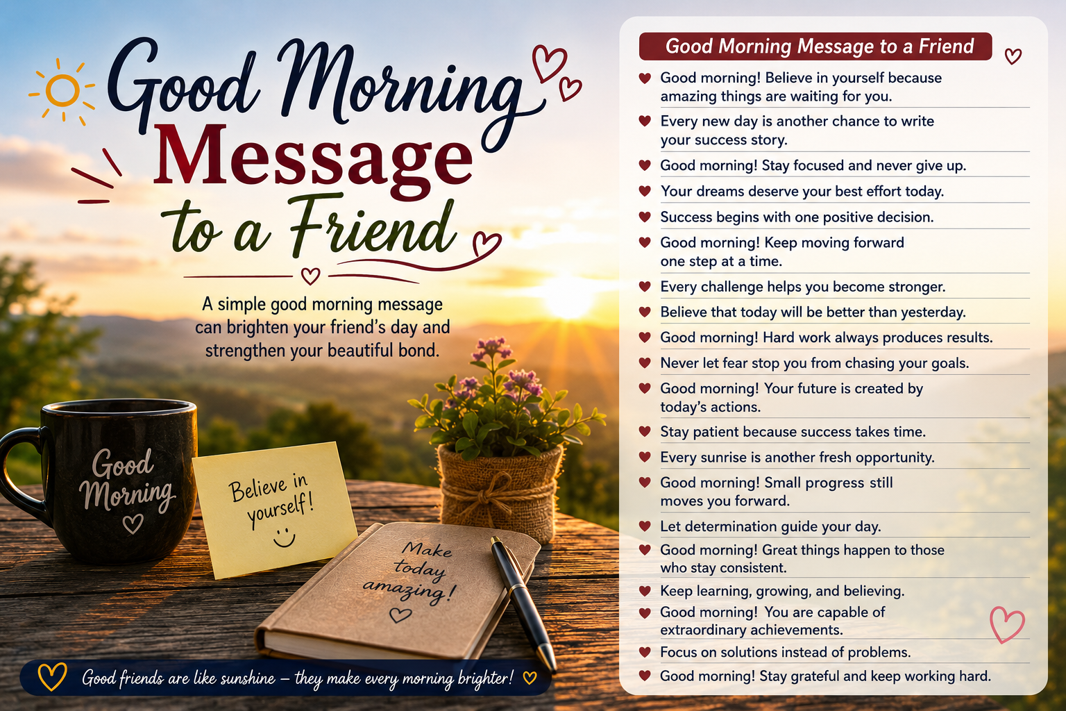 Good Morning Message