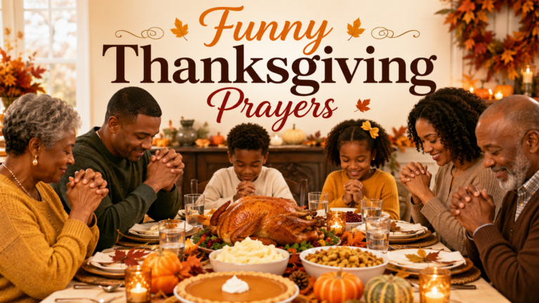Funny Thanksgiving prayers