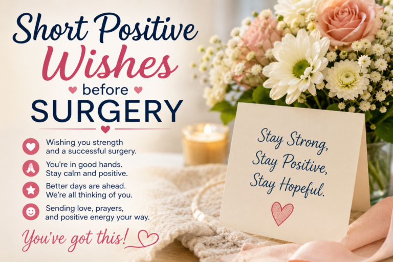 Short Positive Wishes Before Surgery