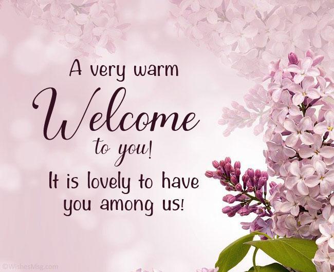 welcome blessings