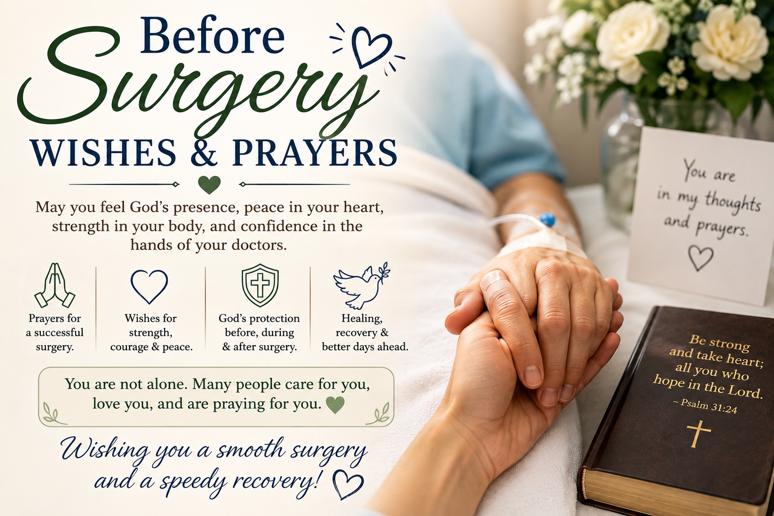 Before surgery wishes and prayers
