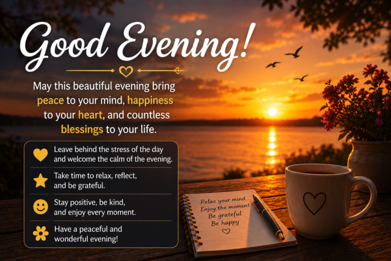 good evening message