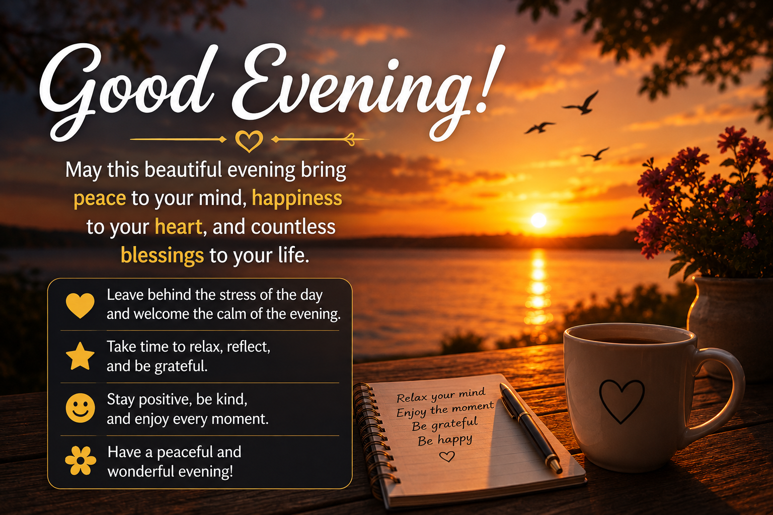 good evening message