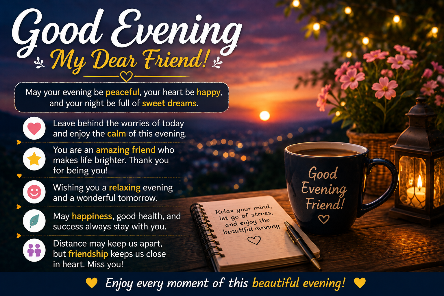 good evening message