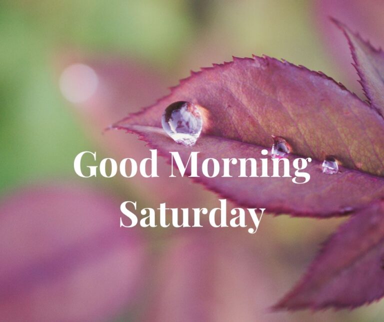 Saturday blessing